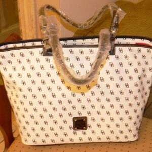 Dooney & Bourke Large Greta Logo Shopper